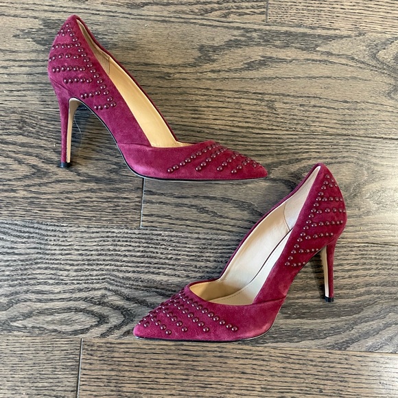 French Connection Burgundy Heels - Picture 2 of 7
